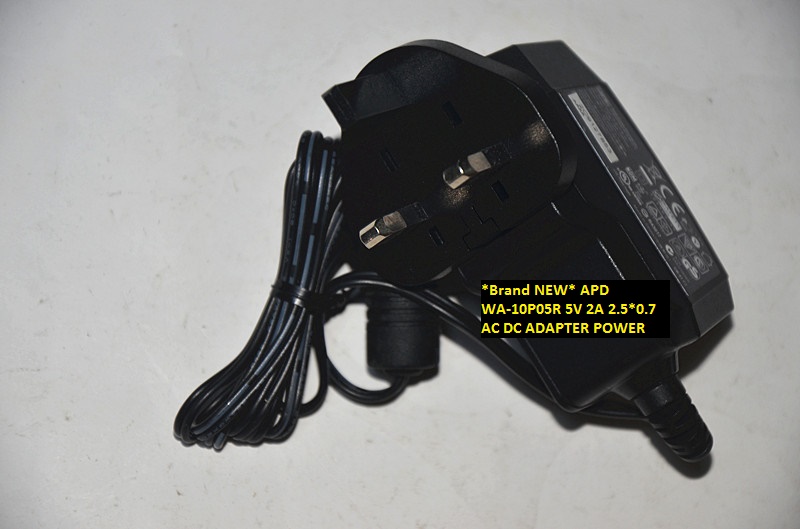 *Brand NEW* WA-10P05R APD 5V 2A 2.5*0.7 AC DC ADAPTER POWER SUPPLY